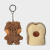 LINE FRIENDS bnini mini minini Bakery Doll Keyring