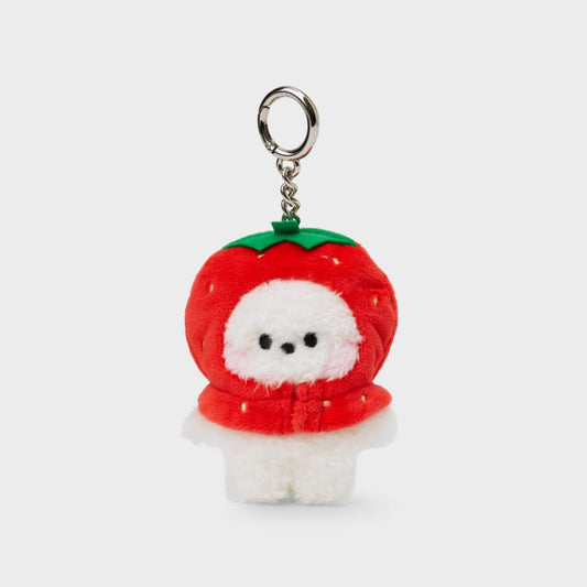 BT21 RJ mini minini Fruits Plush Keyring