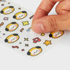 BT21 CHIMMY minini Glitter Removable Stickers