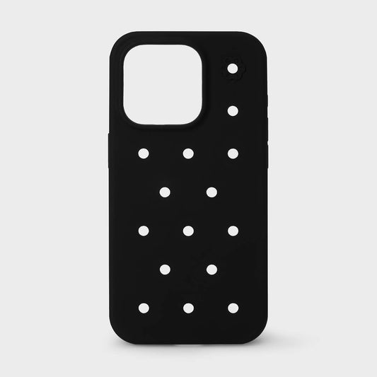 COLLER iPhone Silicone Hard Case Black