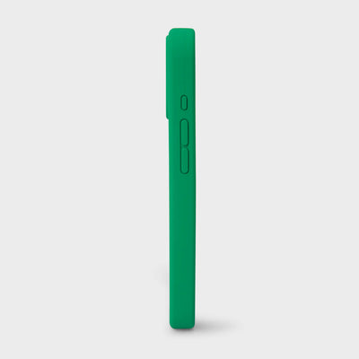 COLLER iPhone Silicone Hard Case Green