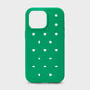 COLLER iPhone Silicone Hard Case Green