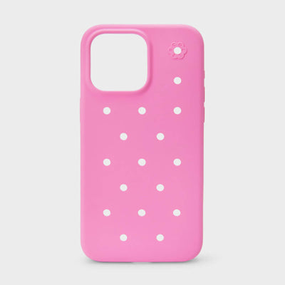 COLLER iPhone Silicone Hard Case Pink