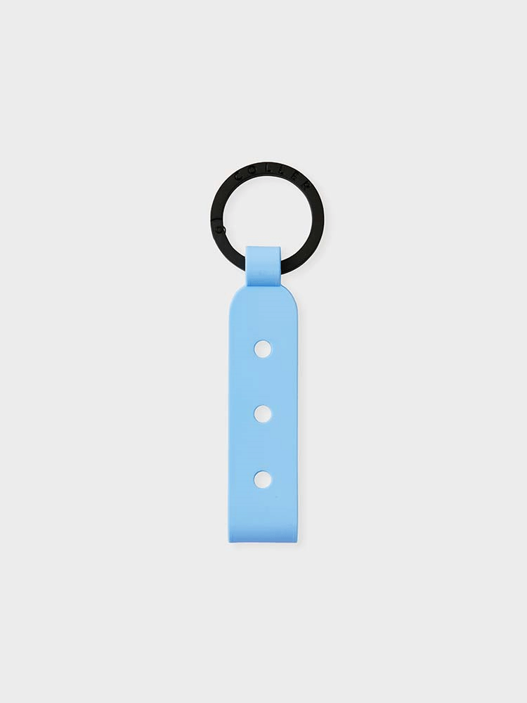 Cherrie Basic Carabiner Keychain Blue