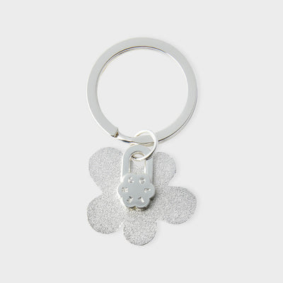 COLLER Metal Melting Flower Keyring Pink