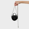 COLLER Mini Apple Keyring Pouch Onyx Black