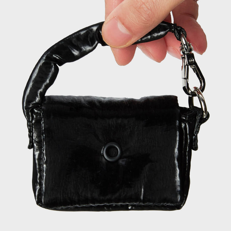 COLLER Mini Petite Keyring Pouch Onyx Black