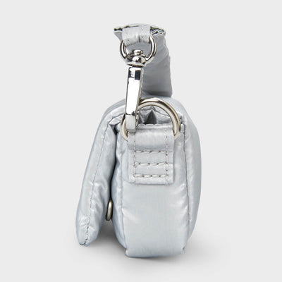 COLLER Mini Petite Keyring Pouch Pearl Gray