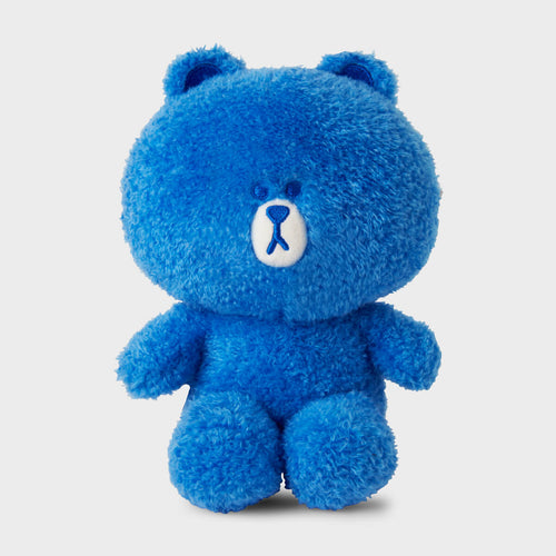 Line Friends Brown Colored Mini Doll Blue