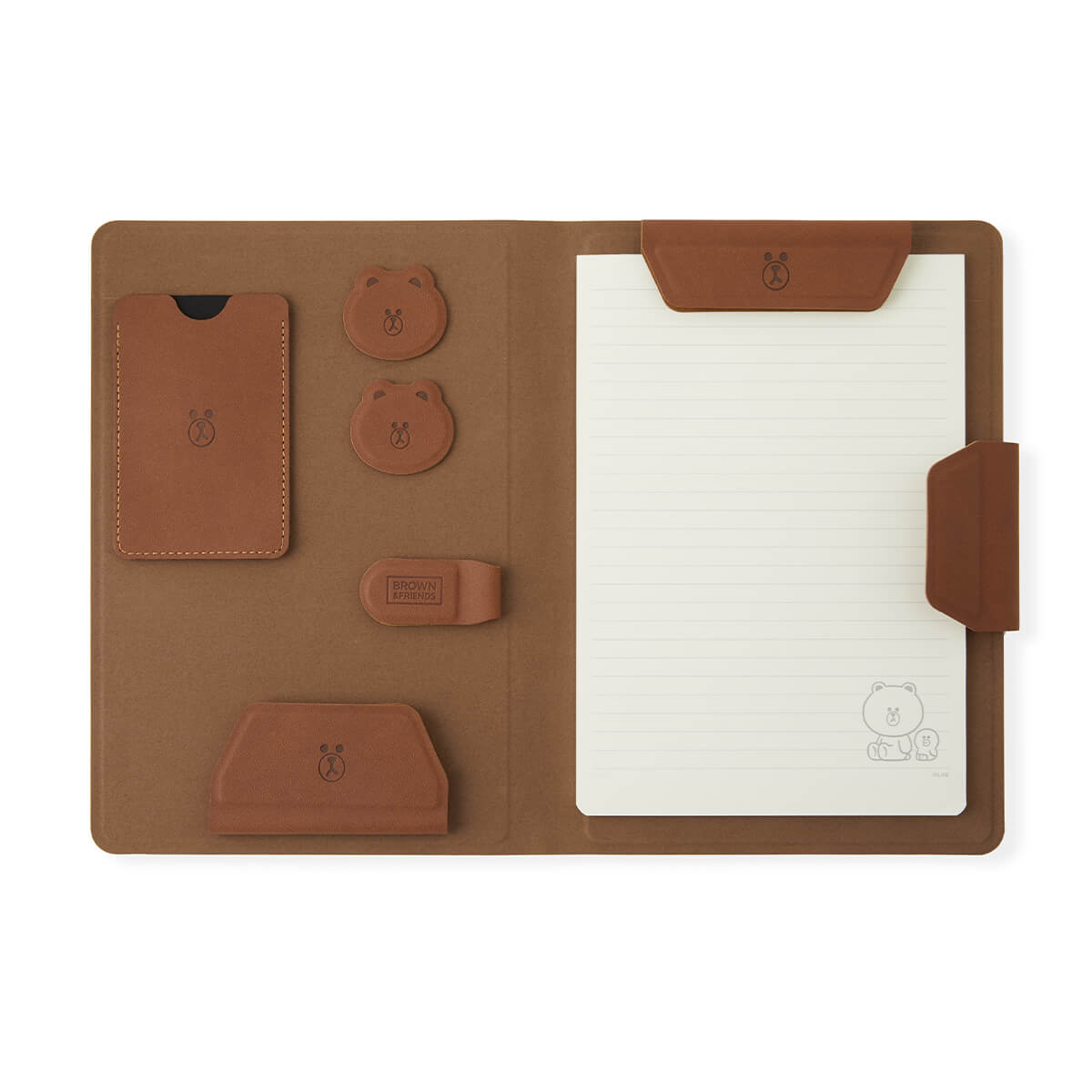 LINE FRIENDS BROWN with LHiDS Magnetic Modular Planner