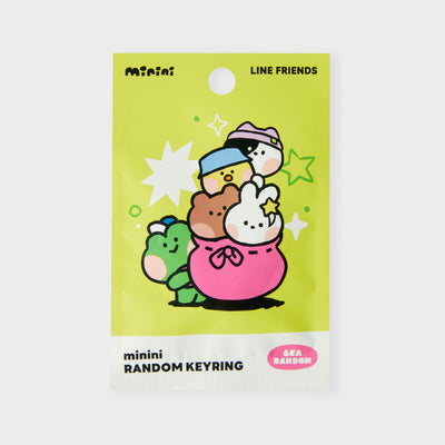 LINE FRIENDS lenini minini Adventure Acrylic Random Keyring