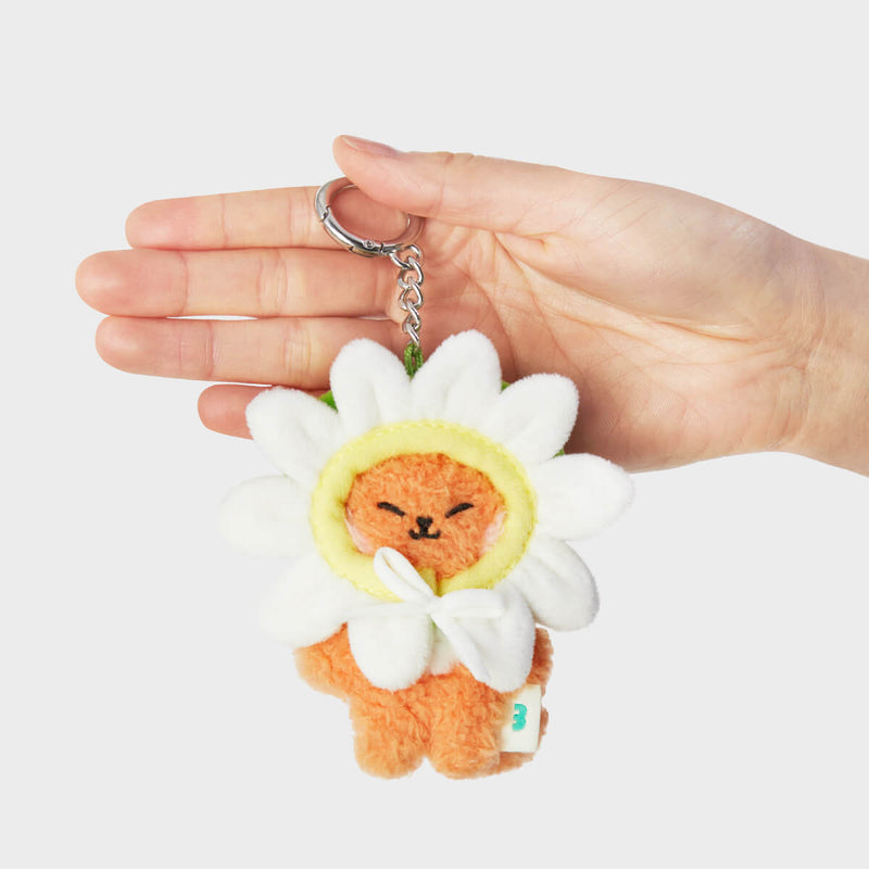 LINE FRIENDS chichini mini minini Flower Doll Keyring