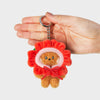 LINE FRIENDS choconi mini minini Flower Doll Keyring