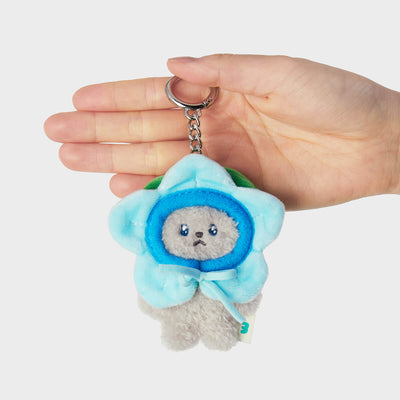 LINE FRIENDS nyagi mini minini Flower Doll Keyring