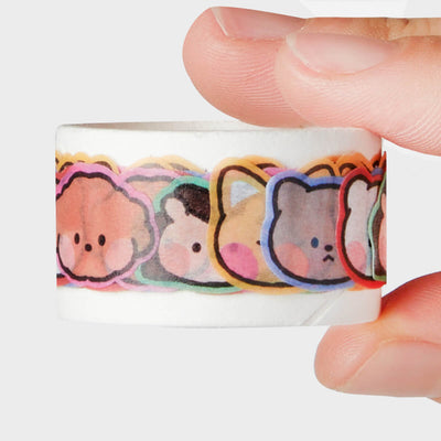 LINE FRIENDS minini Washi Roll Tape Sticker 2