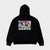 THE POWERPUFF GIRLS X NJ Full Zip Hooded Sweatshirt (Black)