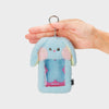 NewJeans bunini Plush Photo Card Holder Keyring (Blue)