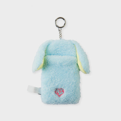 NewJeans bunini Plush Photo Card Holder Keyring (Blue)