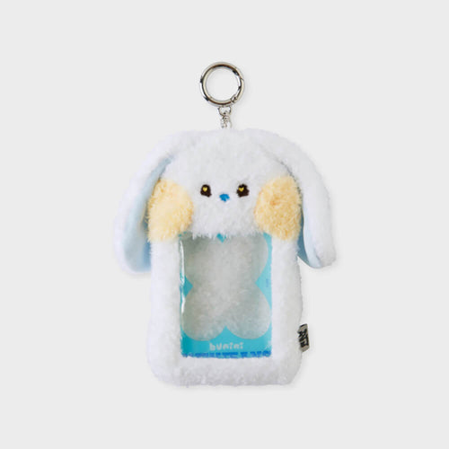 NewJeans bunini Plush Photo Card Holder Keyring (White) - LINE