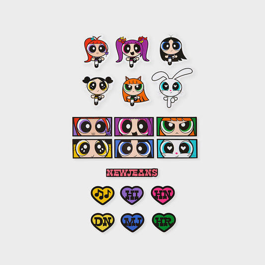 THE POWERPUFF GIRLS X NewJeans Sticker Pack