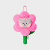 LINE FRIENDS nyagi minini Flower Plush Keyring