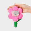 LINE FRIENDS nyagi minini Flower Plush Keyring