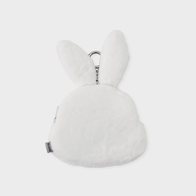 NewJeans TOKKI Plush Face Pouch (White)