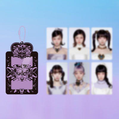 IVE Random Photocard Keyring