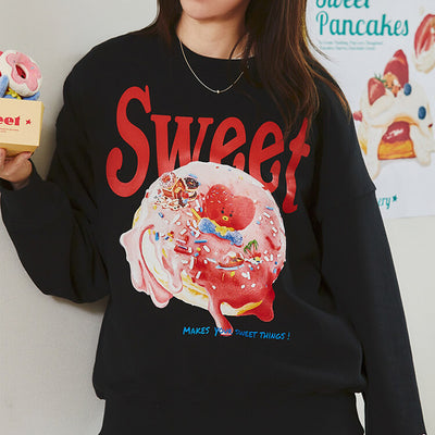 BT21 TATA Sweet Things Sweater Black