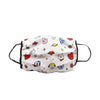 BT21 Pleated Fashion Face Mask White