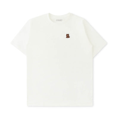 LINE FRIENDS BY BROWN Wappen T-Shirt White