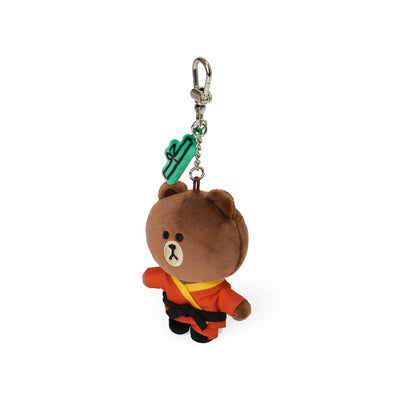 LINE FRIENDS with Kung Fu Panda BROWN Bag Charm