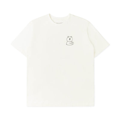 LINE FRIENDS BY BROWN Signature T-Shirt White