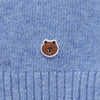 LINE FRIENDS Made By BROWN Knit Cardigan Light Blue