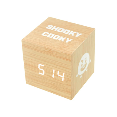 BT21 SHOOKY & COOKY Digital Wood Clock