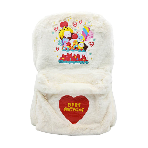 Fluffy backpack shop