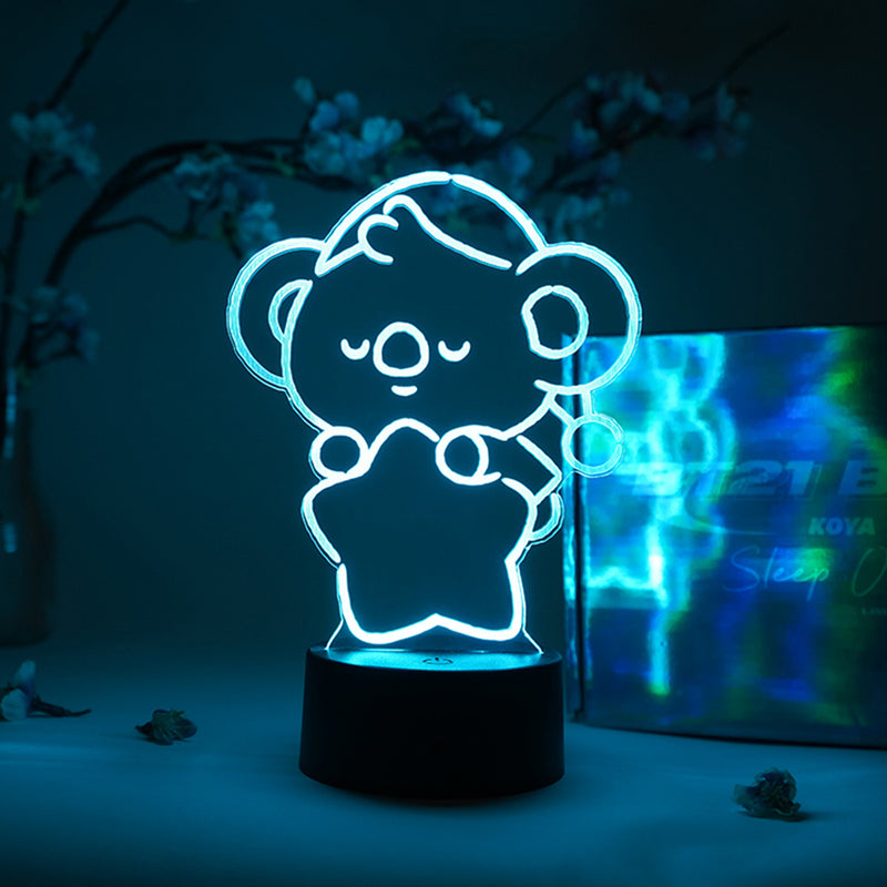 BT21 KOYA Dream Of Baby Otaku Lamps LED Light