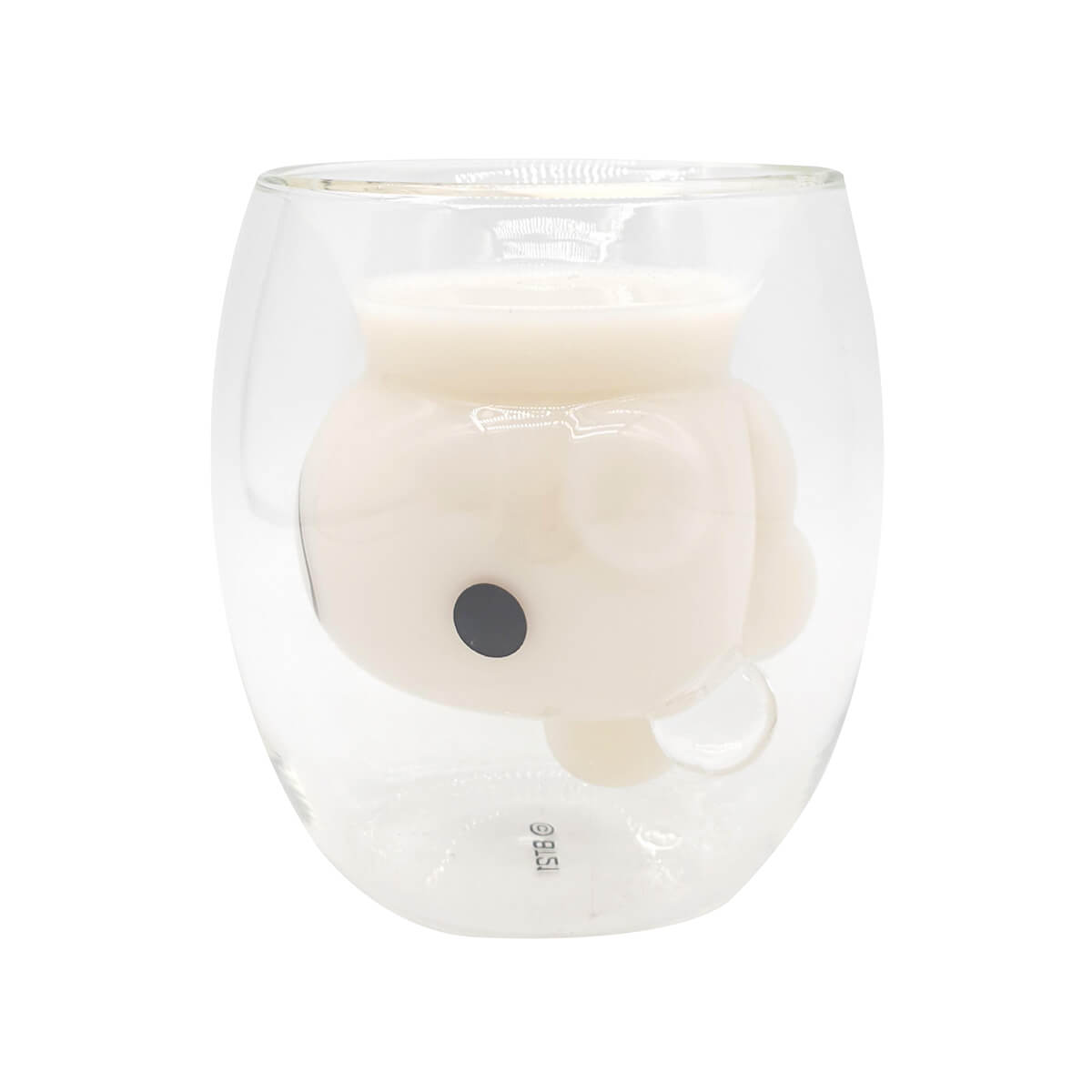 Double Wall Glass Cup Bear (250ml)