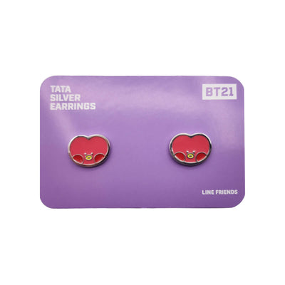 BT21 TATA BABY Silver Stud Earrings