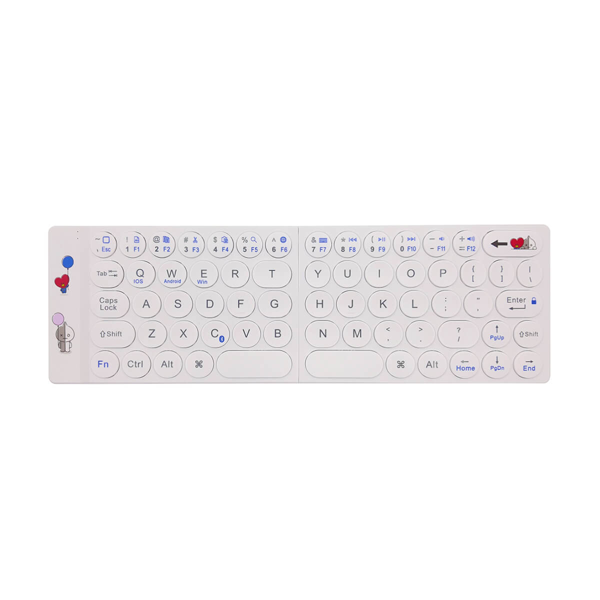 BT21 TATA & VAN Folding Keyboard