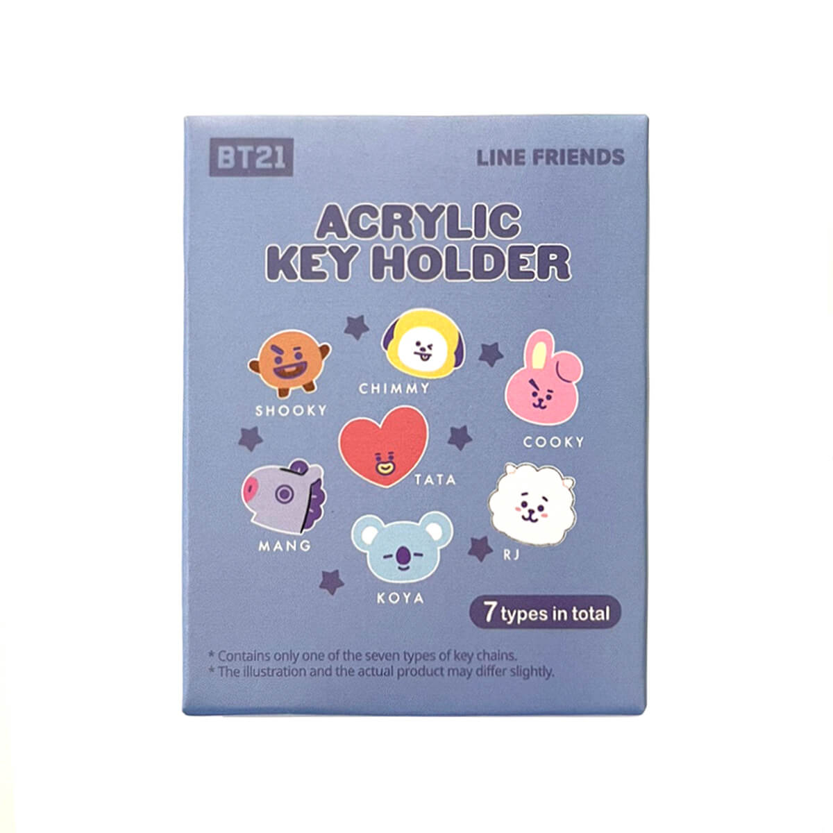 BT21 SHOOKY Photo Holder with Key Ring
