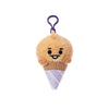 BT21 SHOOKY BABY Ice Cream Mascot Plush Keychain
