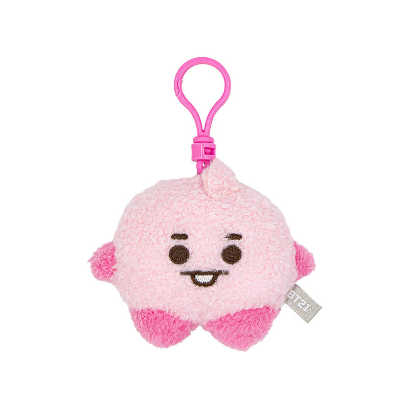 BT21 SHOOKY BABY Tatton Pink Mascot Keychain