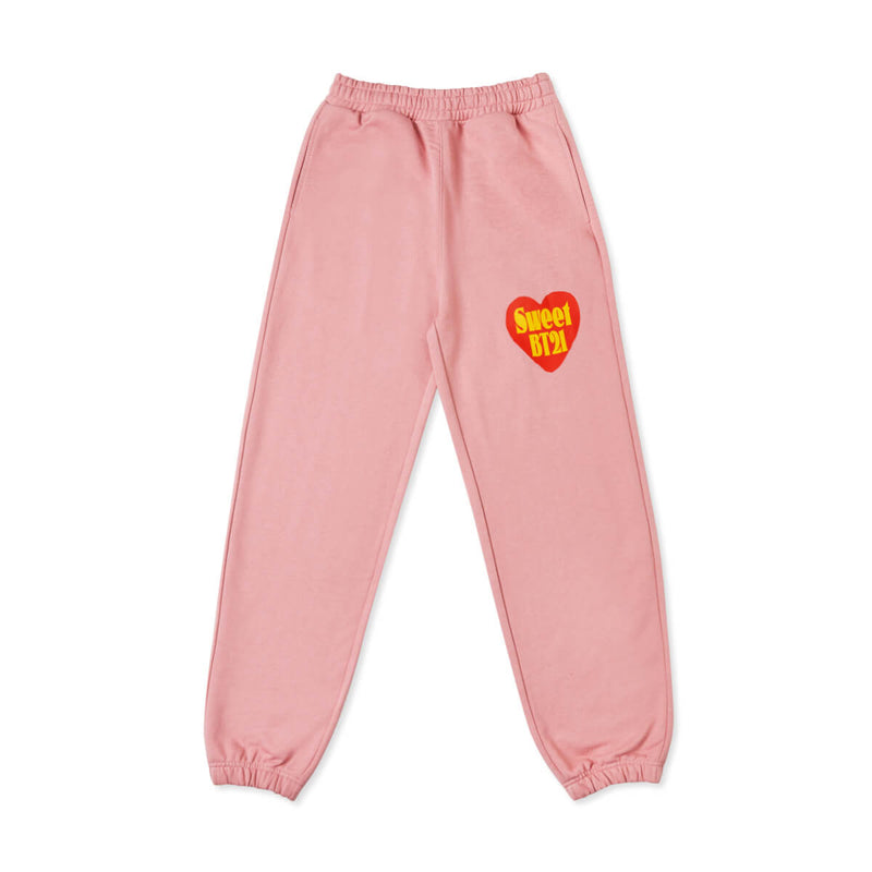 BT21 Sweet Things Sweatpants Pink