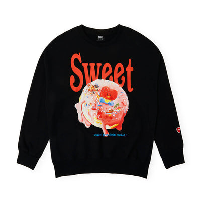 BT21 TATA Sweet Things Sweater Black