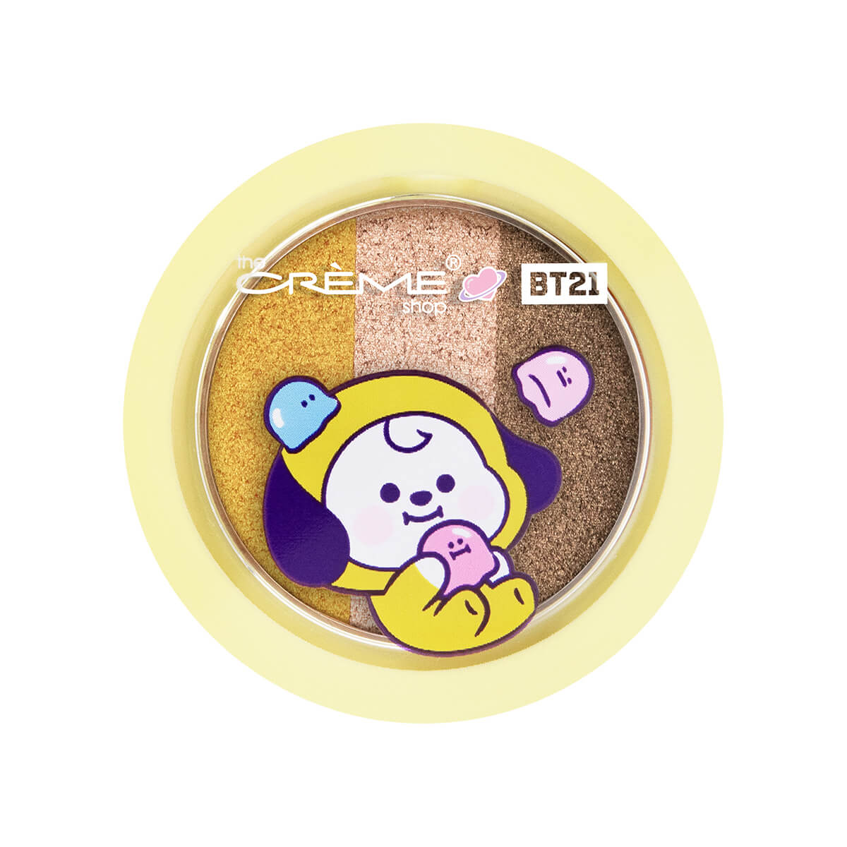 BT21 CHIMMY BABY Ultra Pigmented Eyeshadow Trio Banana Taffy