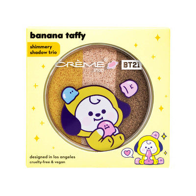BT21 CHIMMY BABY Ultra Pigmented Eyeshadow Trio Banana Taffy