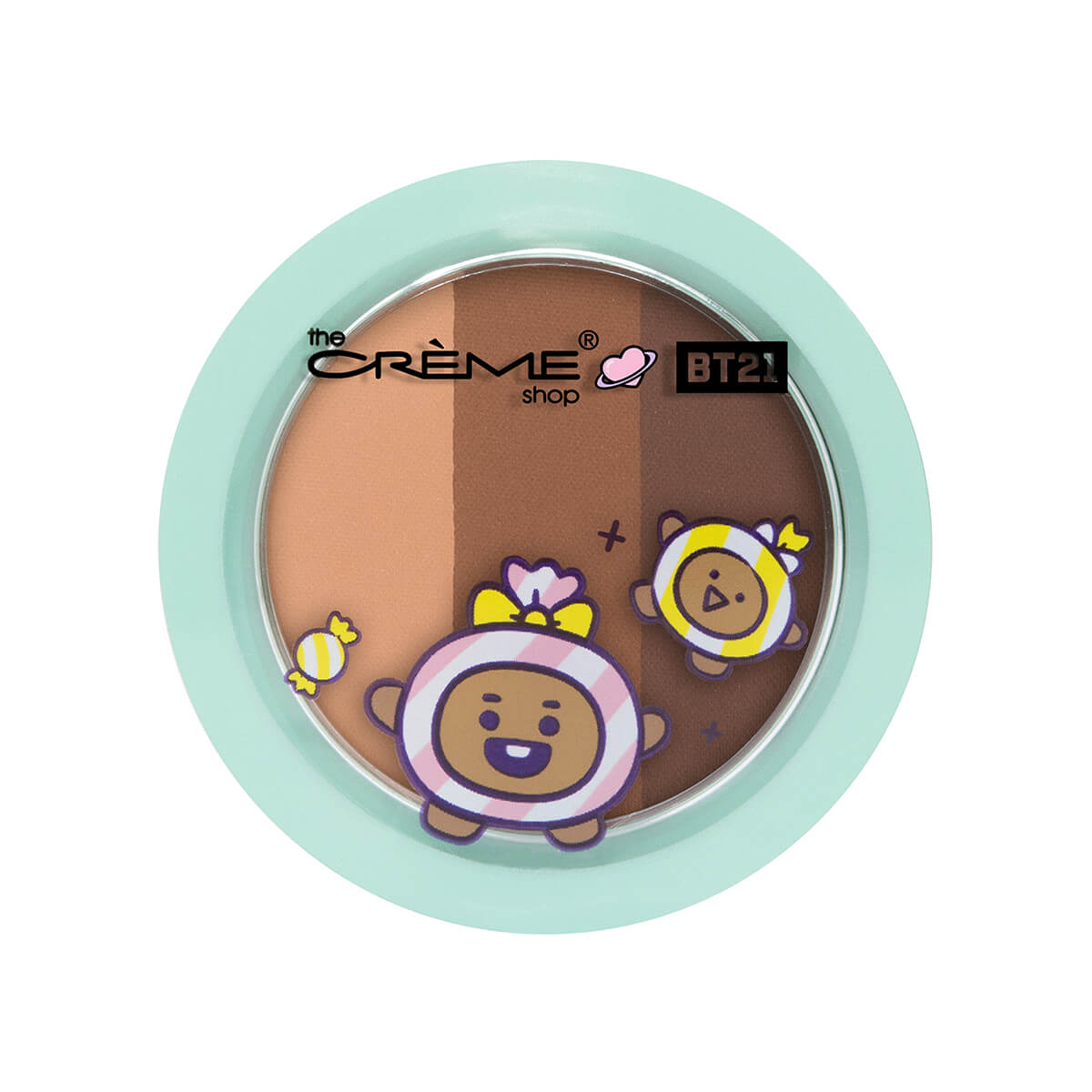 BT21 SHOOKY BABY Ultra Pigmented Eyeshadow Trio Cookies & Cream