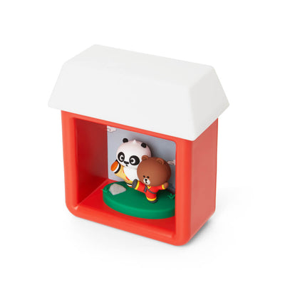 LINE FRIENDS with Kung Fu Panda BROWN & PO House Mood Lamp