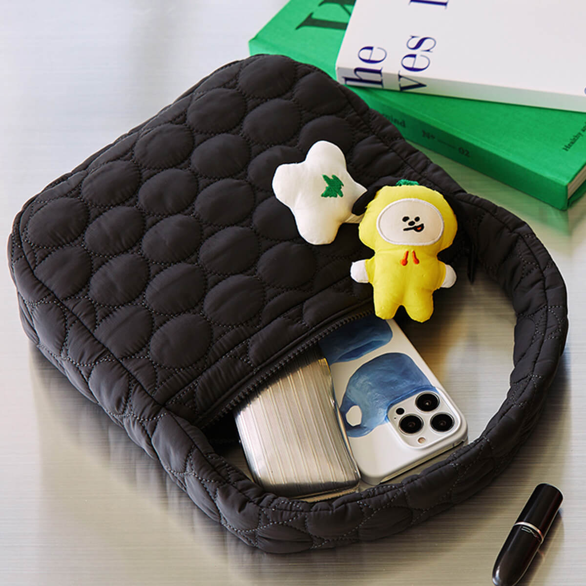Buy BT21 Official Merchandise by Line Friends - CHIMMY Enamel Cosmetic Bag  Travel Pouch for Toiletry and Makeup Online at desertcartINDIA